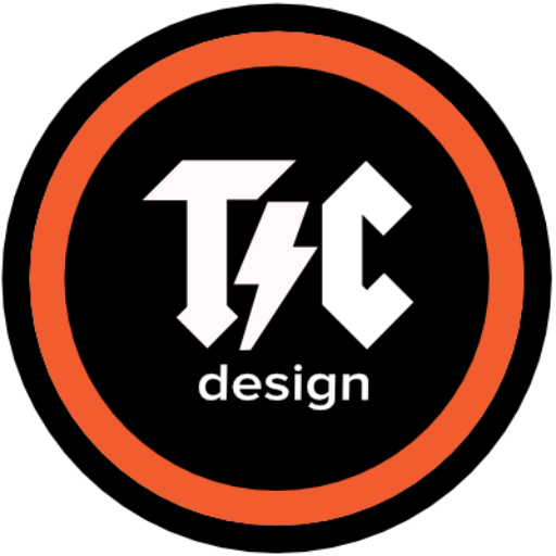 T/C Design orange logo