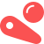 Pinball and flipper icon